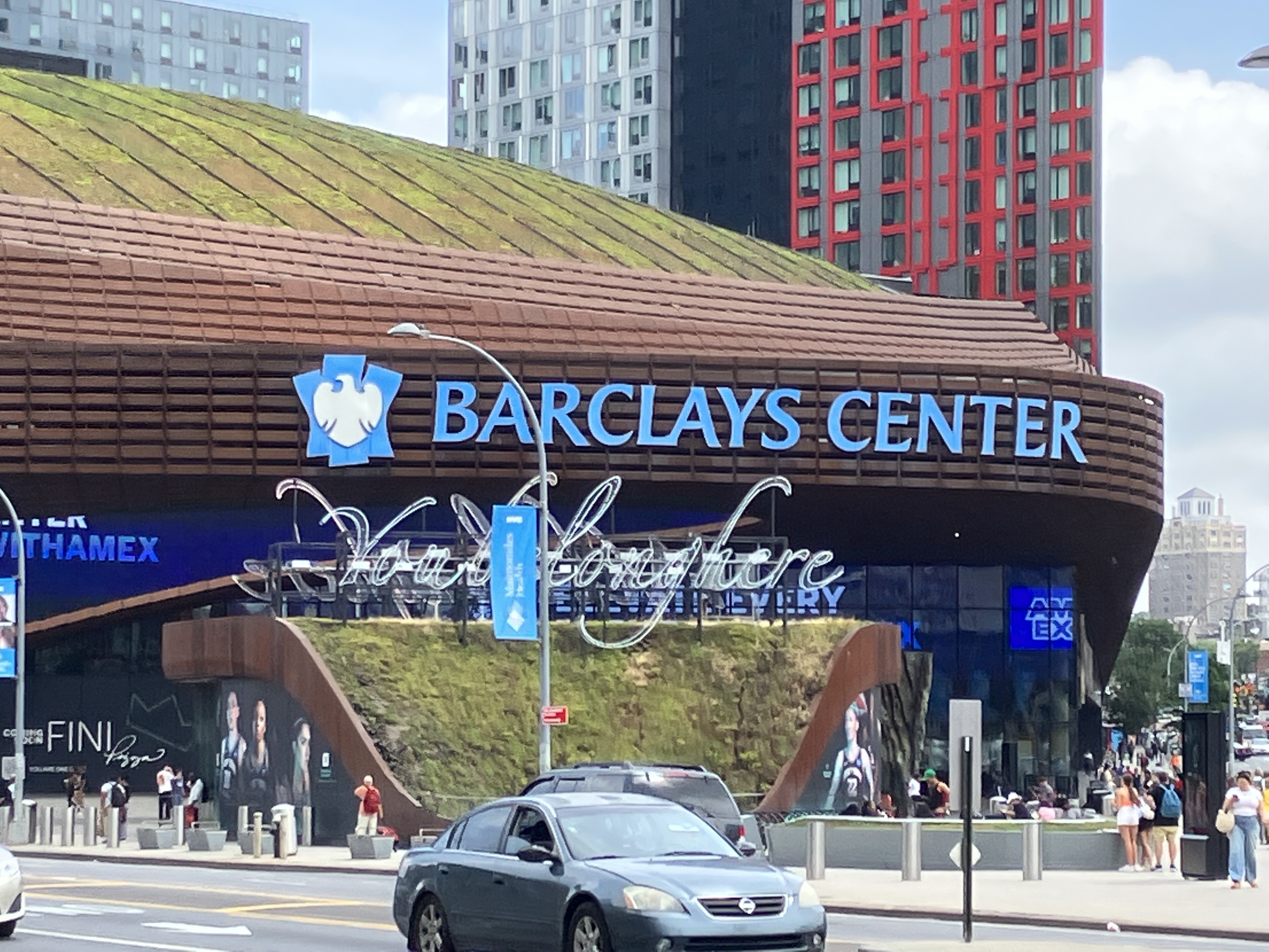 Current photograph of Barclays Center in Brooklyn.