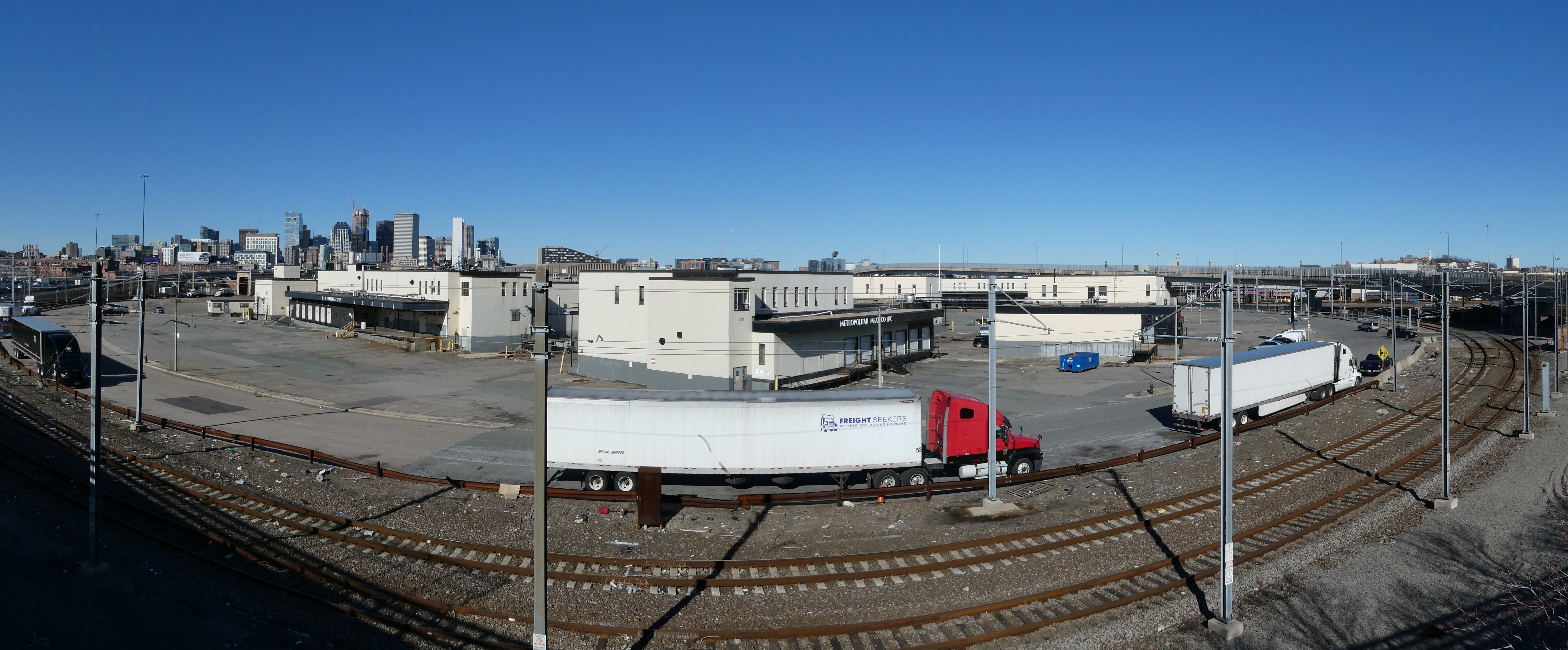 Current photograph of Boston 2024 Olympic Stadium, Widett Circle in Boston.