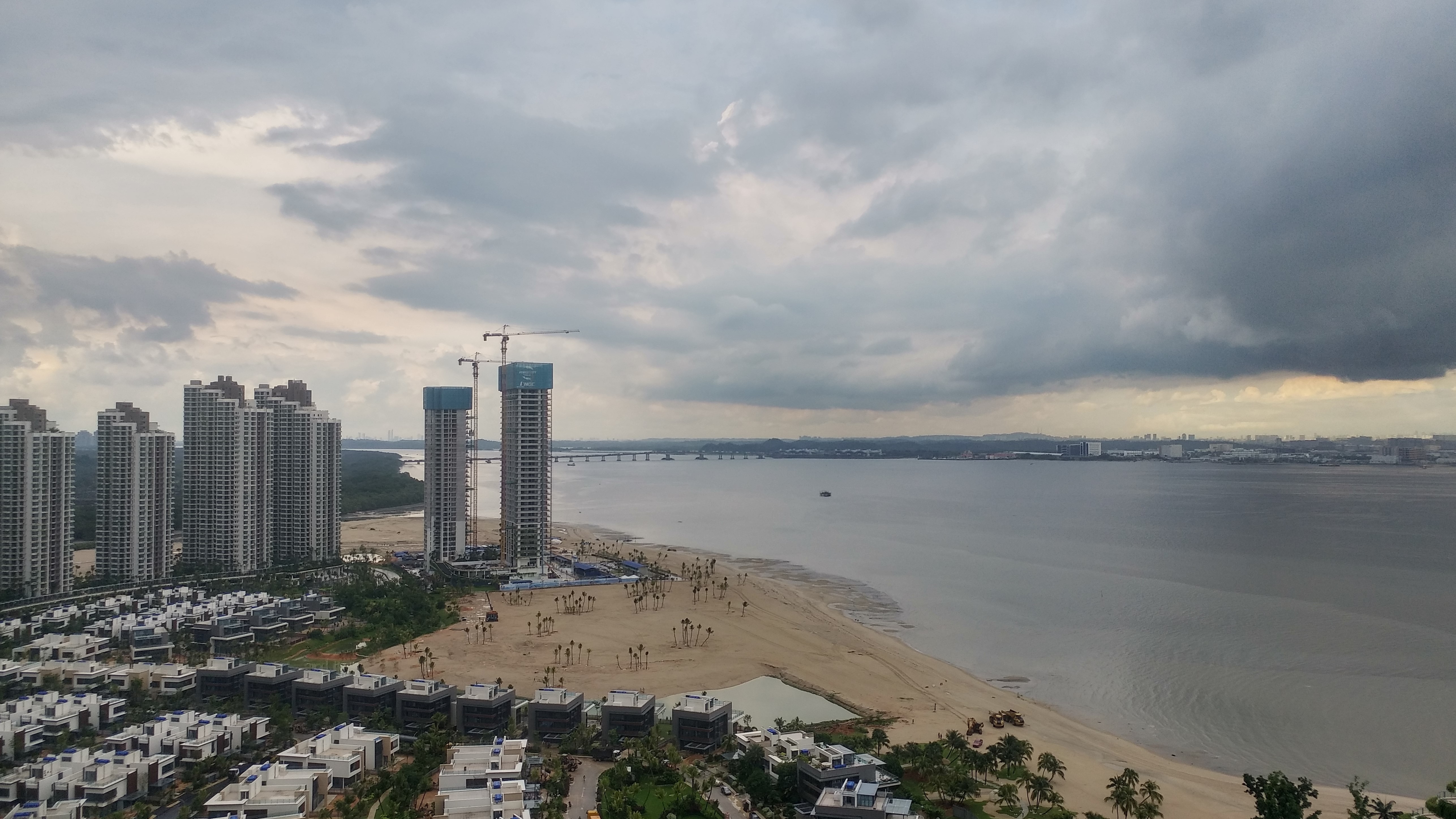 Current photograph of Forest City in Gelang Patah, Johor.