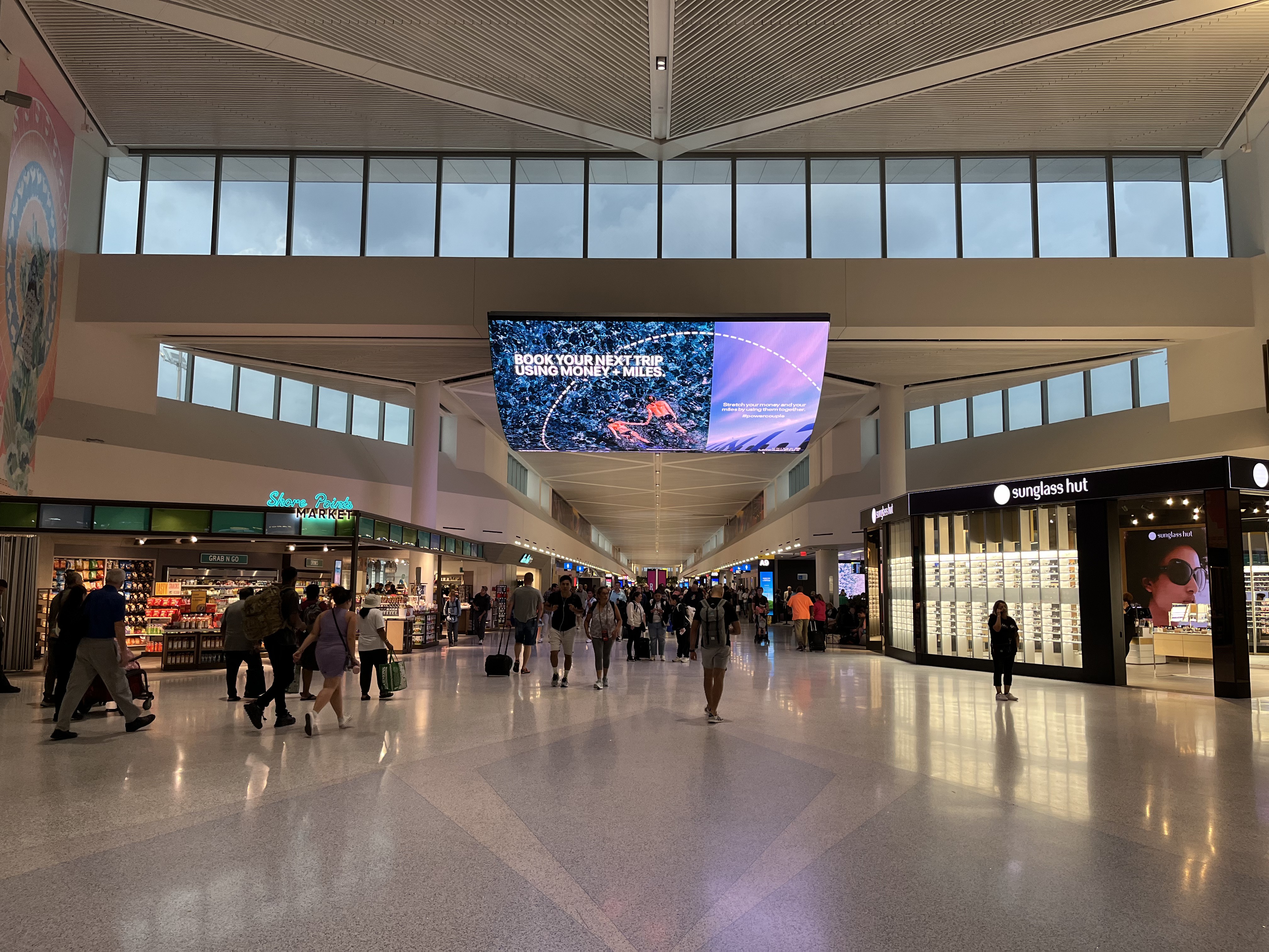 Current photograph of Newark Liberty International Airport Terminal A in Newark.