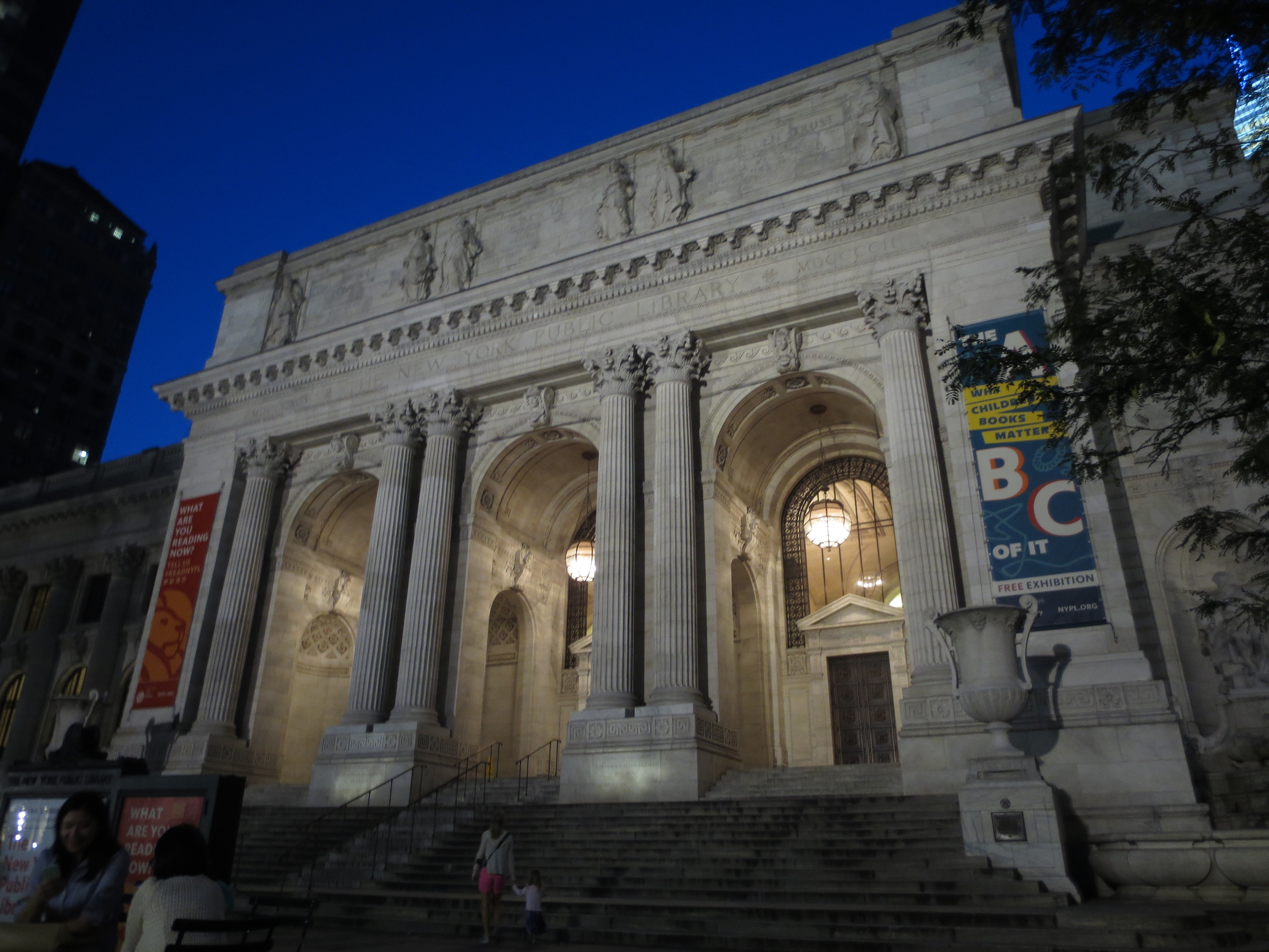Current photograph of New York Public Library Central Library Plan in New York.