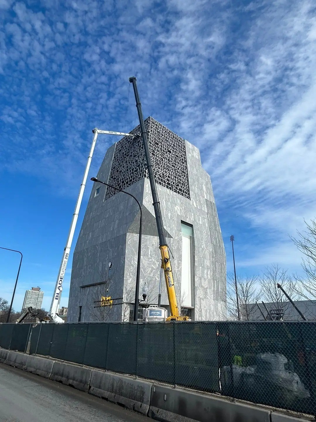 Current photograph of Obama Presidential Center in Chicago.