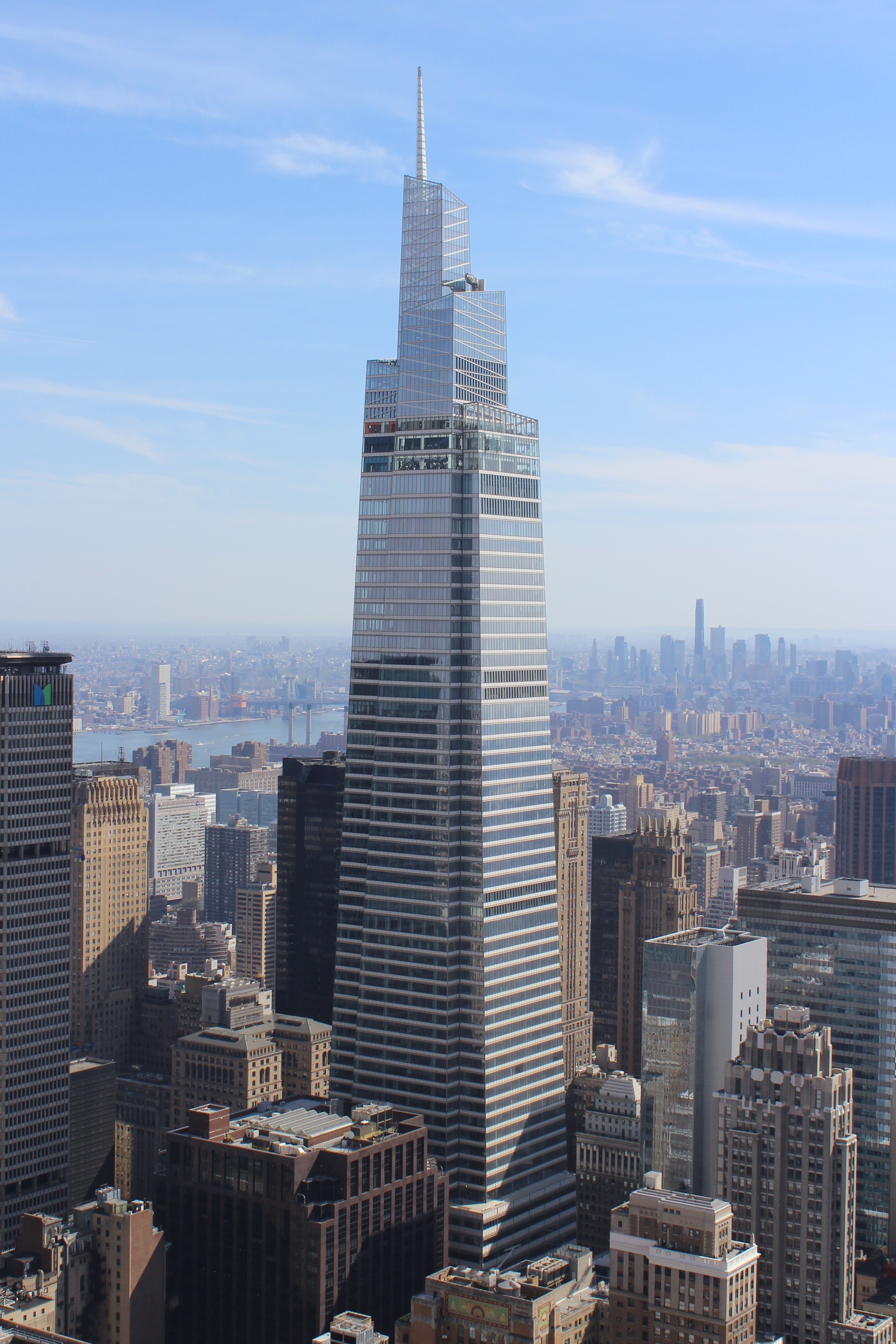 Current photograph of One Vanderbilt (SUMMIT observation deck) in New York.