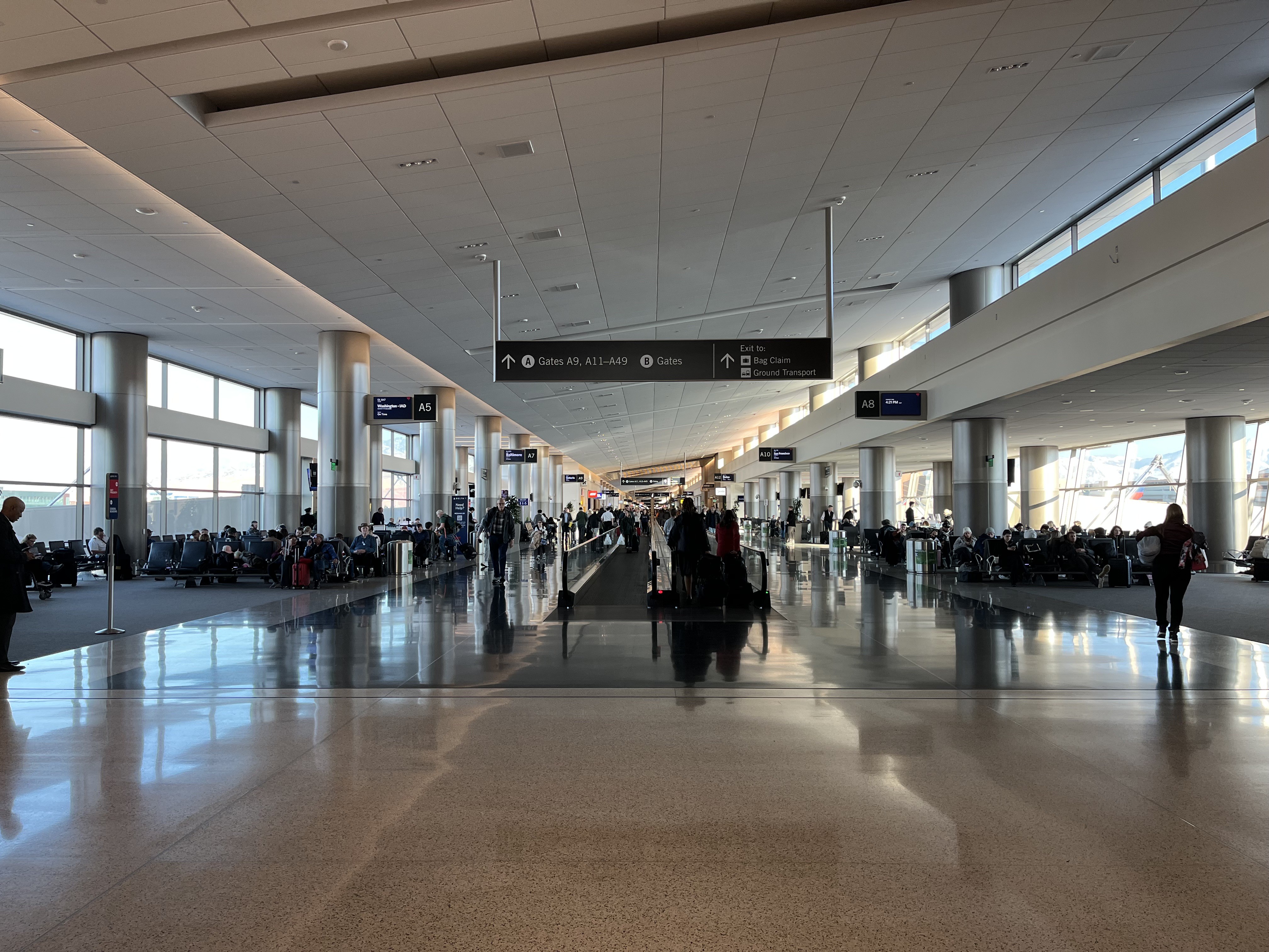 Current photograph of Salt Lake City International Airport (The New SLC) in Salt Lake City.